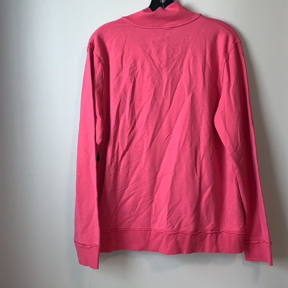 SoHo Collection Camp David Pink Long Sleeve Zip Up Sweater - Picture 4 of 6